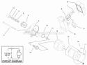 Starter Motor Assembly Electric Diagram and Parts List for 28222 8900001-8999999 - 1998 Lawn Boy Snow Blower